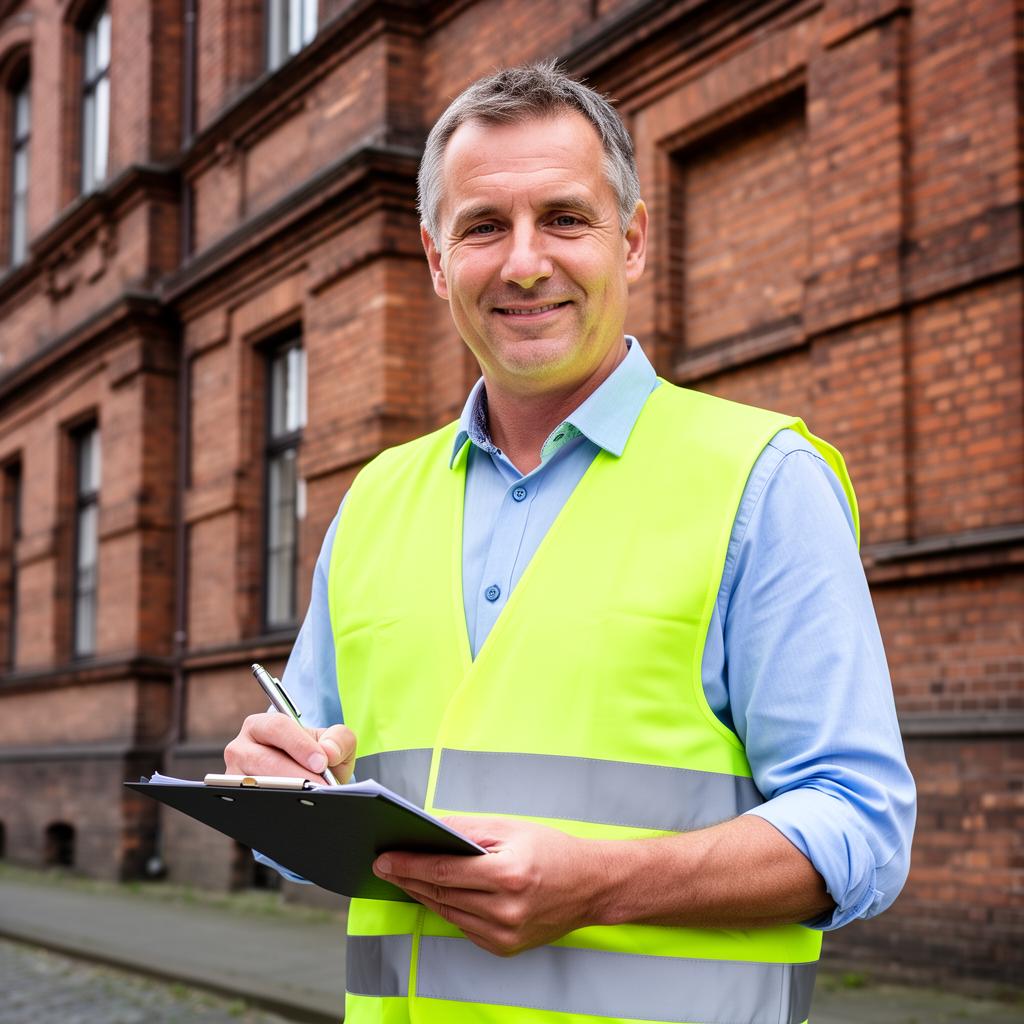 Baugutachter Oberhausen - Zertifizierter Sachverstandiger vor Gruenderzeit-Gebaeude